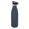 Petrol Blue Push Button Powder Coated Vacuum Bottles
